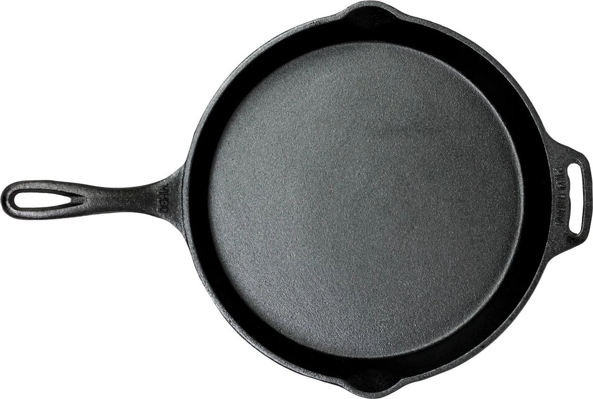 Valhal Outdoor Skillet / Koekenpan Met Steel - Gietijzer, Diameter 30cm - VH30 11 Valhal Outdoor Skillet / Koekenpan Met Steel - Gietijzer, Diameter 30cm - VH30 - Afbeelding 9