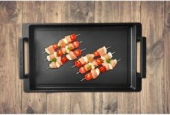 Eurolux Teppanyaki Plaat Met Grepen - 41 X 24 X 2.5 Cm - Zwart - Aluminium - Geschikt Voor Alle Warmtebronnen -Kookgerei Korting Winkel 1200x809 2