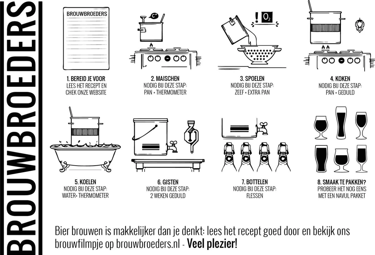 Kookpan | ø 24 Cm 8L | Brouwpan | Soeppan | Zelf Bier Brouwen 5 Kookpan | ø 24 Cm 8L | Brouwpan | Soeppan | Zelf Bier Brouwen - Afbeelding 3
