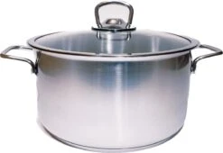 KOOPMAN Roestvrijstalen Pan 4,5 Liter - Met Glazen Deksel 10 KOOPMAN Roestvrijstalen Pan 4,5 Liter - Met Glazen Deksel -Kookgerei Korting Winkel 1200x827