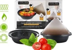 CUILINA Tajine Ø 30 Cm Geschikt Voor Alle Kookplaten, Inclusief Inductie. 12 CUILINA Tajine Ø 30 Cm Geschikt Voor Alle Kookplaten, Inclusief Inductie. -Kookgerei Korting Winkel 1200x831 5