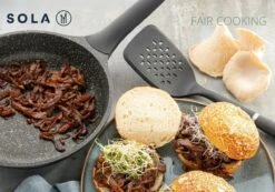 Sola Koekenpan Fair Cooking - Ø 28 Cm - Zwart/wit - Aluminium - Antiaanbaklaag 16 Sola Koekenpan Fair Cooking - Ø 28 Cm - Zwart/wit - Aluminium - Antiaanbaklaag -Kookgerei Korting Winkel 1200x842 1