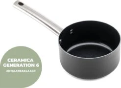 ISENVI Murray Keramische Sauspan 16 CM - RVS Greep 15 ISENVI Murray Keramische Sauspan 16 CM - RVS Greep -Kookgerei Korting Winkel 1200x873 2