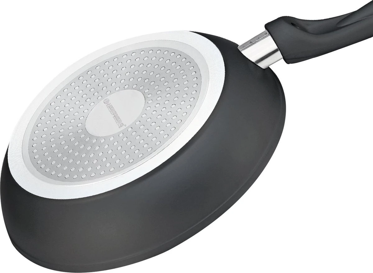 Herzberg HG-FP3: 3-Delige Koekenpan Van Gesmeed Aluminium 20/24/28 - ZILVER 7 Herzberg HG-FP3: 3-Delige Koekenpan Van Gesmeed Aluminium 20/24/28 - ZILVER - Afbeelding 5