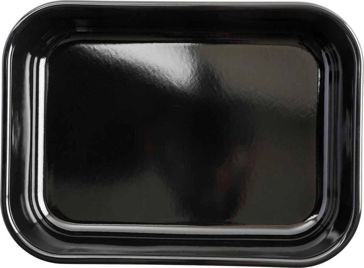 Dagelijkse Kost Door Jeroen Meus - Braadslede 39,5x28,6cm - Olijfgroen - Emaille - PFAS-vrij 4 Dagelijkse Kost Door Jeroen Meus - Braadslede 39,5x28,6cm - Olijfgroen - Emaille - PFAS-vrij - Afbeelding 2