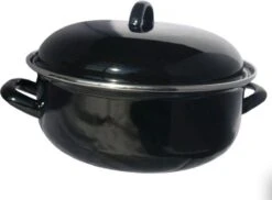 CasaLupo Emaille Braadpan Cooking - ø 26 Cm / 5 Liter 14 CasaLupo Emaille Braadpan Cooking - ø 26 Cm / 5 Liter -Kookgerei Korting Winkel 1200x884 4