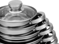 Edënbërg Classic Line - RVS Luxe Pannenset 12 Delig - Voorzien Van 9-Laags Bodem! 21 Edënbërg Classic Line - RVS Luxe Pannenset 12 Delig - Voorzien Van 9-Laags Bodem! -Kookgerei Korting Winkel 1200x892