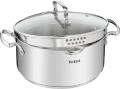 Tefal Duetto+ Pannenset -10 Delig- 5 Pannen - Kookpannenset - Zilver - Afdruipdeksels 18 Tefal Duetto+ Pannenset -10 Delig- 5 Pannen - Kookpannenset - Zilver - Afdruipdeksels -Kookgerei Korting Winkel 1200x893