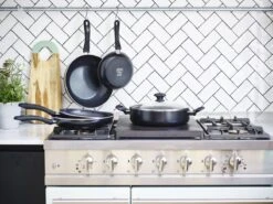 GreenChef Diamond Wokpan 28cm - Zwart - Inductie - PFAS-vrij 12 GreenChef Diamond Wokpan 28cm - Zwart - Inductie - PFAS-vrij -Kookgerei Korting Winkel 1200x899 20