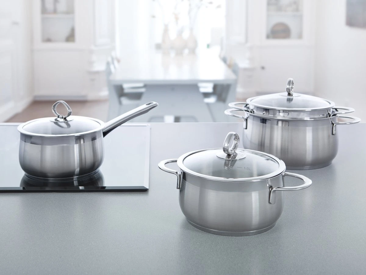 BK Excellent Pannenset - 4-delig - RVS - Inductie 10 BK Excellent Pannenset - 4-delig - RVS - Inductie - Afbeelding 8