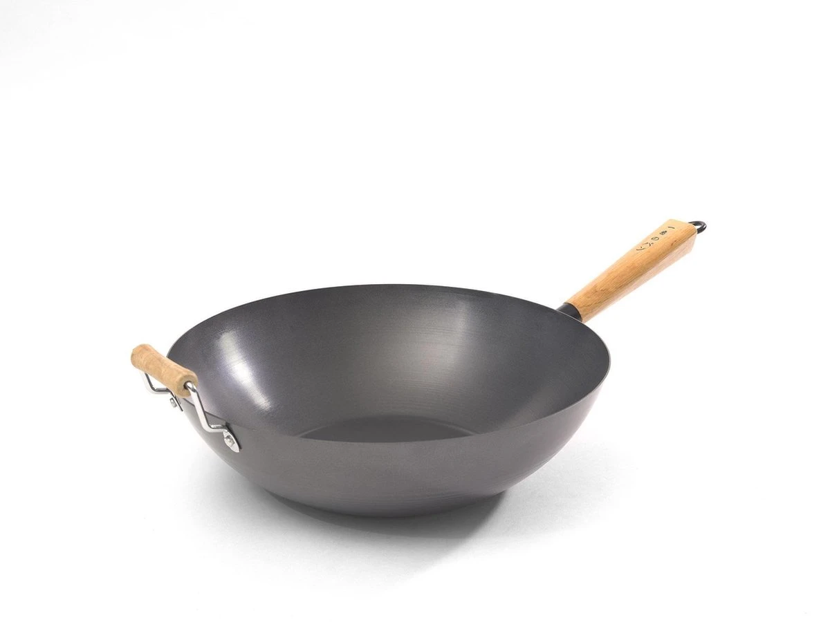 Haute Cuisine - Stalen Wok 35 Cm 3 Haute Cuisine - Stalen Wok 35 Cm