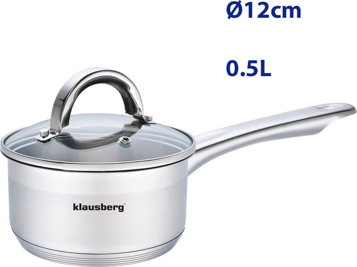 Steelpan Met Deksel - Kleine Sauspan – Kookpan - 12 Cm – 0.5 Liter 3 Steelpan Met Deksel - Kleine Sauspan – Kookpan - 12 Cm – 0.5 Liter