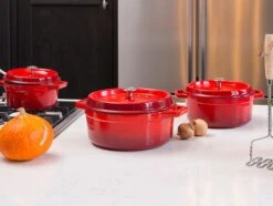 Sola Braadpan Gietijzer - Ø 20 Cm - Oranje/Rood - Gietijzer - Extra Zware Bodem 9 Sola Braadpan Gietijzer - Ø 20 Cm - Oranje/Rood - Gietijzer - Extra Zware Bodem -Kookgerei Korting Winkel 1200x905 10