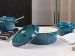Sola Braadpan Gietijzer - Ø 24 Cm - Blauw/groen - Gietijzer - Extra Zware Bodem 5 Sola Braadpan Gietijzer - Ø 24 Cm - Blauw/groen - Gietijzer - Extra Zware Bodem -Kookgerei Korting Winkel 1200x905 9