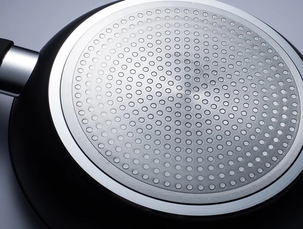 Sola Koekenpan Stonehenge - Ø 30 Cm - Zwart/wit - Aluminium - Antiaanbaklaag 5 Sola Koekenpan Stonehenge - Ø 30 Cm - Zwart/wit - Aluminium - Antiaanbaklaag - Afbeelding 3