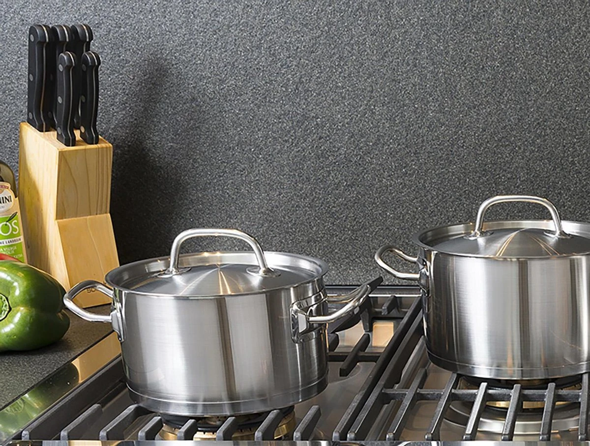 Sola Steelpan Profiline Deluxe - Ø 16 Cm - Zilver - RVS - Sandwichbodem 5 Sola Steelpan Profiline Deluxe - Ø 16 Cm - Zilver - RVS - Sandwichbodem - Afbeelding 3