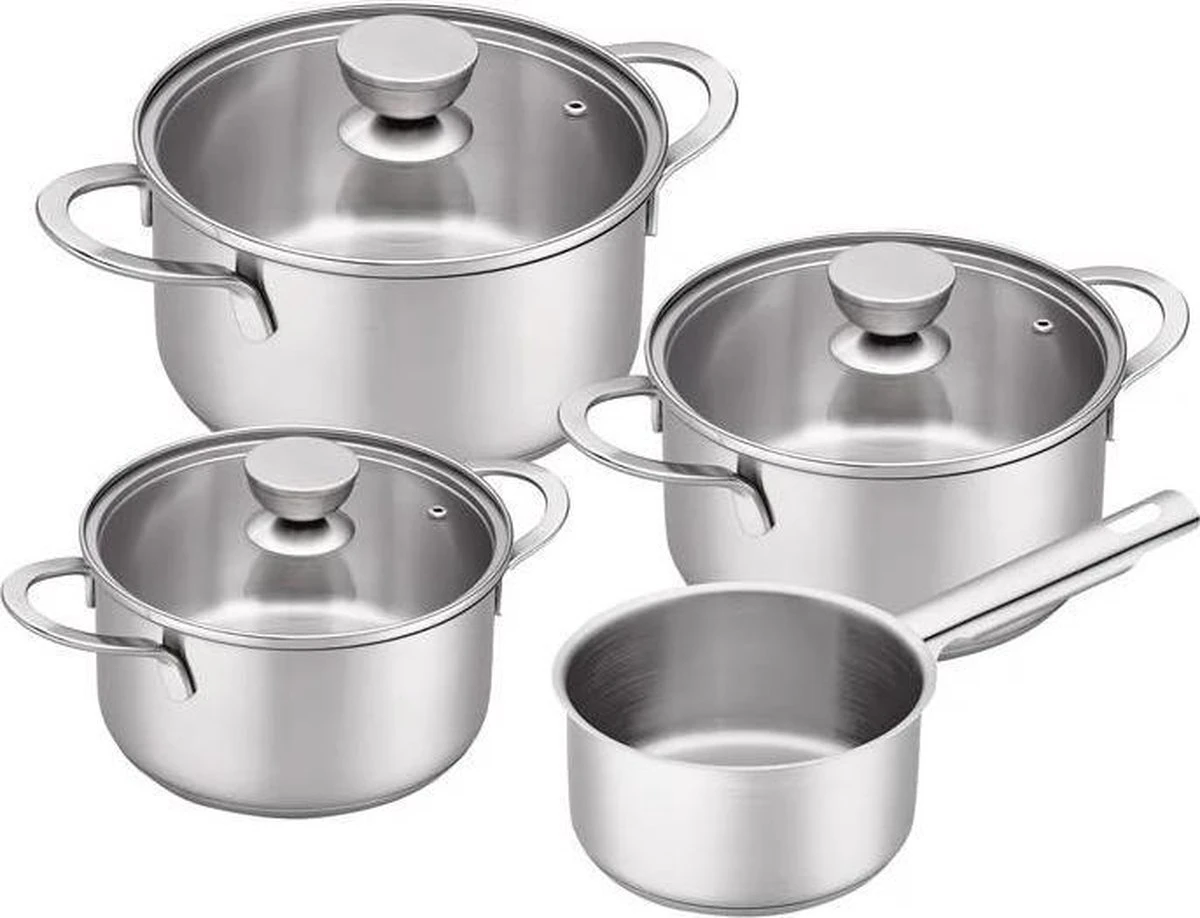 Brabantia Futura Kookpannenset - 4 Delig - RVS