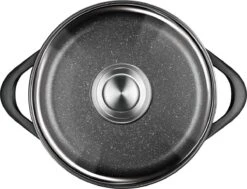 Smile 10-Delige Pannenset - Anti Aanbaklaag - Vaatwasser Bestendig - Zwart - MGK-17 16 Smile 10-Delige Pannenset - Anti Aanbaklaag - Vaatwasser Bestendig - Zwart - MGK-17 -Kookgerei Korting Winkel 1200x919 6