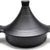 Tajine Agadir Inductie Arabisch Design Non-stick Shining Black 2 Tajine Agadir Inductie Arabisch Design Non-stick Shining Black -Kookgerei Korting Winkel 1200x943 3