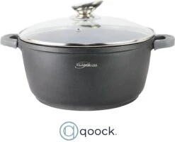 Platinum Cooking | Braadpan Met Deksel | 28cm | Koper | Alle Warmtebronnen | DAS28