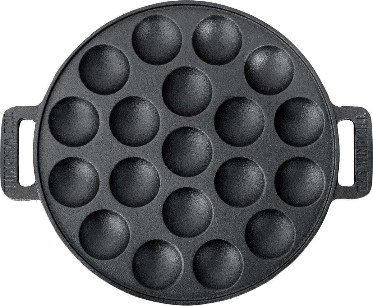 The Windmill Poffertjespan 30 Cm Gietijzer 2,3 Kg Zwart 3 The Windmill Poffertjespan 30 Cm Gietijzer 2,3 Kg Zwart