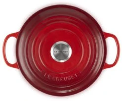 Le Creuset - Gietijzeren - Lage Braadpan - 24cm - Kersenrood 29 Le Creuset - Gietijzeren - Lage Braadpan - 24cm - Kersenrood -Kookgerei Korting Winkel 1200x989 1