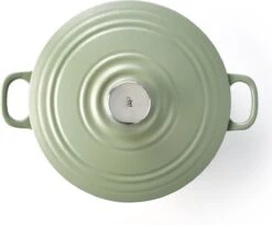 BK Bourgogne Braadpan Ø 24 Cm - Groen - Gietijzer - Inductie 11 BK Bourgogne Braadpan Ø 24 Cm - Groen - Gietijzer - Inductie -Kookgerei Korting Winkel 1200x993 4