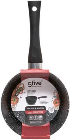 5Five - Steelpan/sauspan - Alle Kookplaten Geschikt - Zwart - D16 Cm 12 5Five - Steelpan/sauspan - Alle Kookplaten Geschikt - Zwart - D16 Cm -Kookgerei Korting Winkel 604x1200