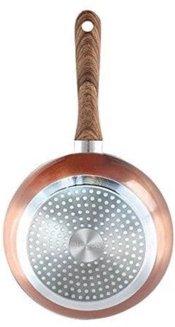 Nuovva Koperen Koekenpan - Keramische Antikleeflaag – Houten Handvat Koekenpan - Ø 24 Cm Inductie - PTFE-vrij 12 Nuovva Koperen Koekenpan - Keramische Antikleeflaag – Houten Handvat Koekenpan - Ø 24 Cm Inductie - PTFE-vrij -Kookgerei Korting Winkel 642x1200