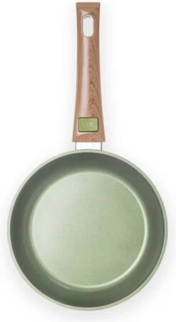 Just Vegan Koekenpan ECO Met Afneembaar Handvat 20 Cm Aluminium Groen -Kookgerei Korting Winkel 656x1200