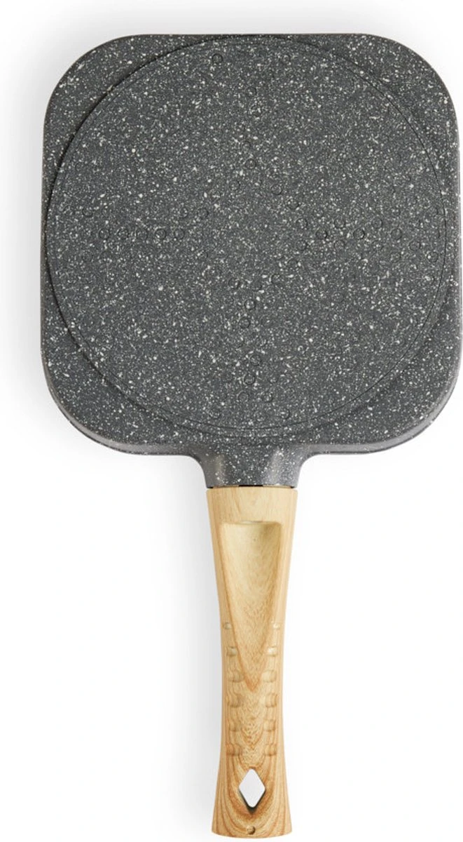 Magnani - Eierpan - 4 Bakplaten Van ⌀ 8 Cm - Voor Gas- En Elektrische Kookplaten - Aluminium - Houten Handvat - 38 X 18.7 X 2 Cm 11 Magnani - Eierpan - 4 Bakplaten Van ⌀ 8 Cm - Voor Gas- En Elektrische Kookplaten - Aluminium - Houten Handvat - 38 X 18.7 X 2 Cm - Afbeelding 9