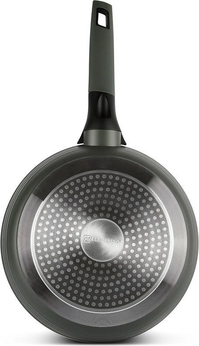 Edënbërg Green Line - 12-delige Luxe Pannenset Van Gesmeed Aluminium - Keramische/Marmeren Coating 5 Edënbërg Green Line - 12-delige Luxe Pannenset Van Gesmeed Aluminium - Keramische/Marmeren Coating - Afbeelding 3