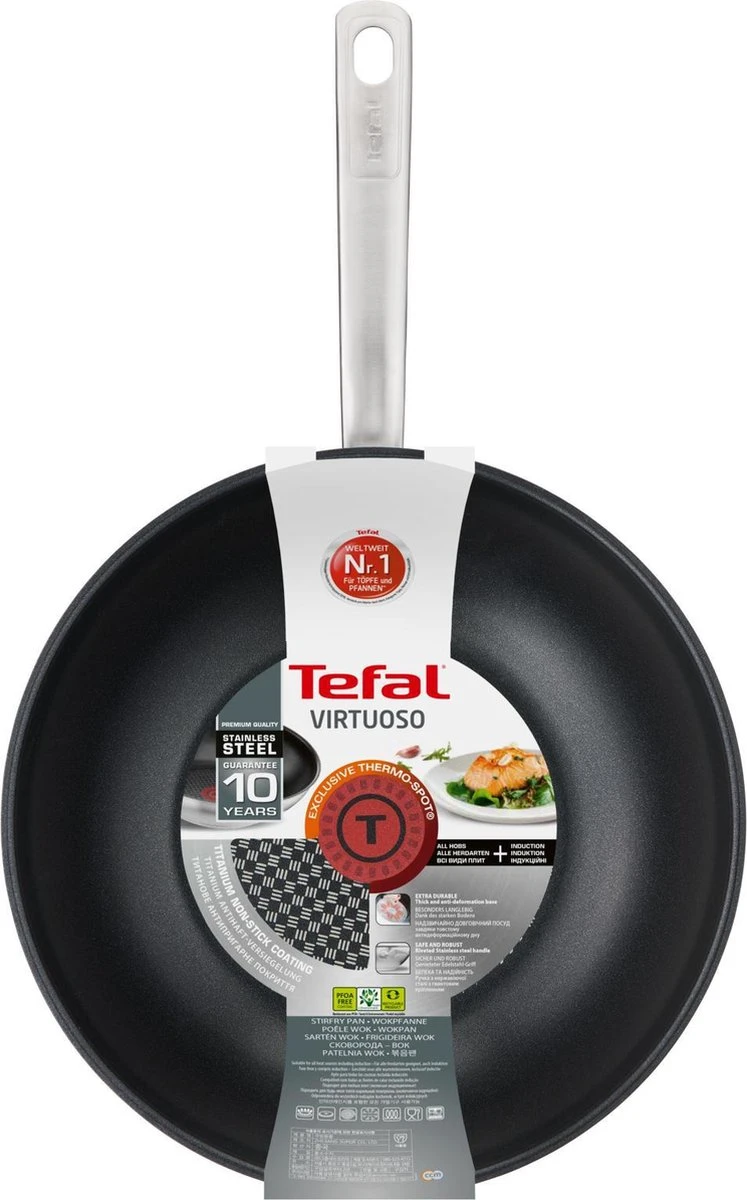 Tefal Virtuoso Wokpan - Ø 28cm 8 Tefal Virtuoso Wokpan - Ø 28cm - Afbeelding 7