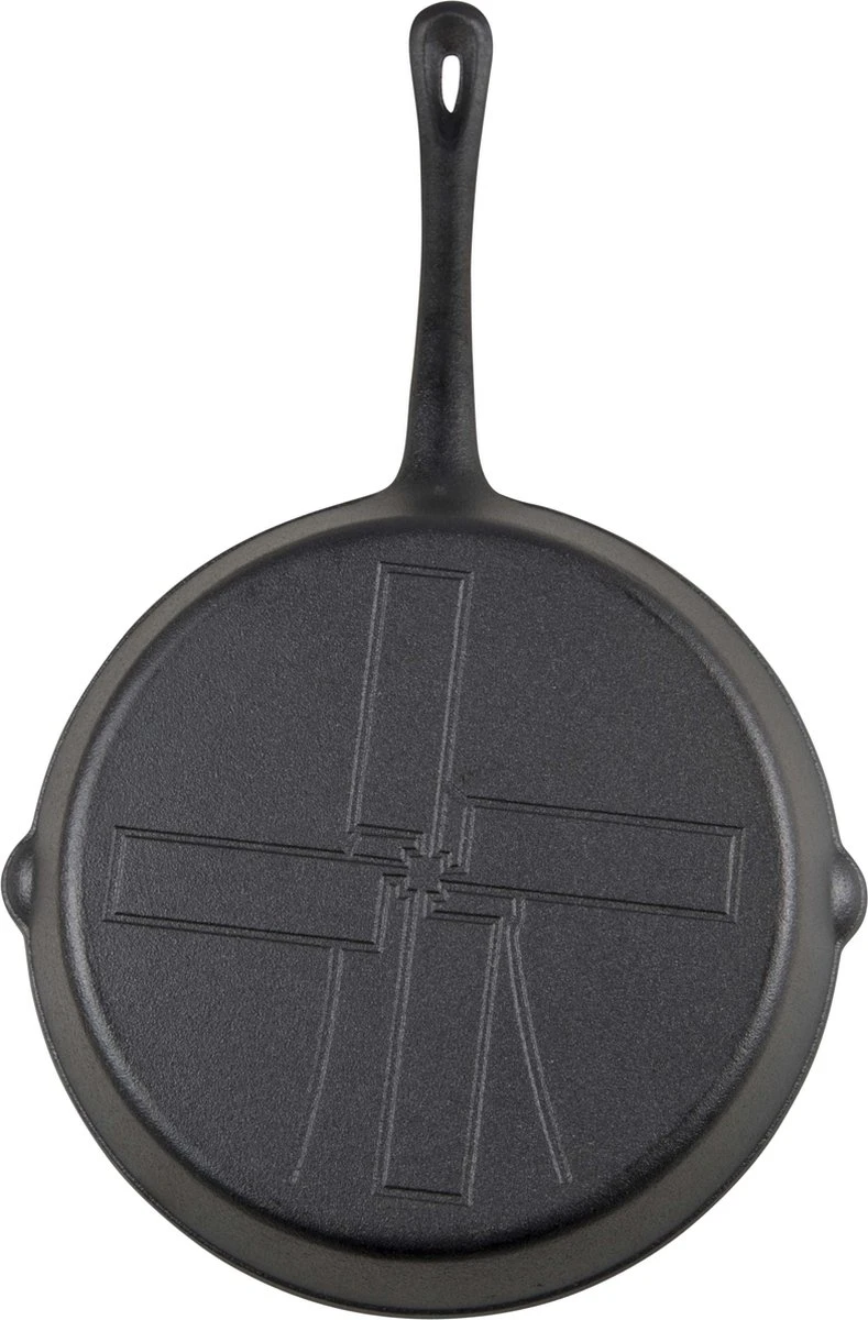 The Windmill Koekenpan Skillet Maxi 26 Cm Gietijzer Zwart 7 The Windmill Koekenpan Skillet Maxi 26 Cm Gietijzer Zwart - Afbeelding 5