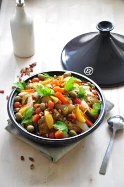 Emile Henry Tajine - Ø32 Cm - Fusain 18 Emile Henry Tajine - Ø32 Cm - Fusain -Kookgerei Korting Winkel 796x1200 3