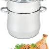 Royal Swiss - Couscous Pan - Couscous Maker - Stoompan RVS - 8 Liter 2 Royal Swiss - Couscous Pan - Couscous Maker - Stoompan RVS - 8 Liter -Kookgerei Korting Winkel 807x1200