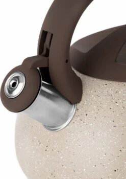 Florina Lava Fluitketel RVS Met Steen Coating 2,5L Voor Alle Warmtebronnen - Waterketel - Waterkoker - Cool Touch Handvat - Bruin / Beige 15 Florina Lava Fluitketel RVS Met Steen Coating 2,5L Voor Alle Warmtebronnen - Waterketel - Waterkoker - Cool Touch Handvat - Bruin / Beige -Kookgerei Korting Winkel 848x1200 10