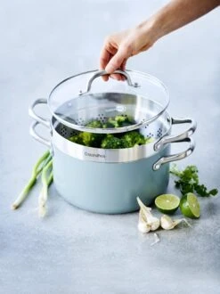 GreenPan Mayflower Pannenset - 5-delig + 5 Accessoires - Lichtblauw - Inductie - PFAS-vrij 29 GreenPan Mayflower Pannenset - 5-delig + 5 Accessoires - Lichtblauw - Inductie - PFAS-vrij -Kookgerei Korting Winkel 899x1200 10