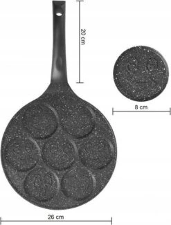 Emoji Pannenkoekenpan Pancake | 26cm | 7 Kop - Marmeren Anti Aanbaklaag Met Smiley 12 Emoji Pannenkoekenpan Pancake | 26cm | 7 Kop - Marmeren Anti Aanbaklaag Met Smiley -Kookgerei Korting Winkel 911x1200