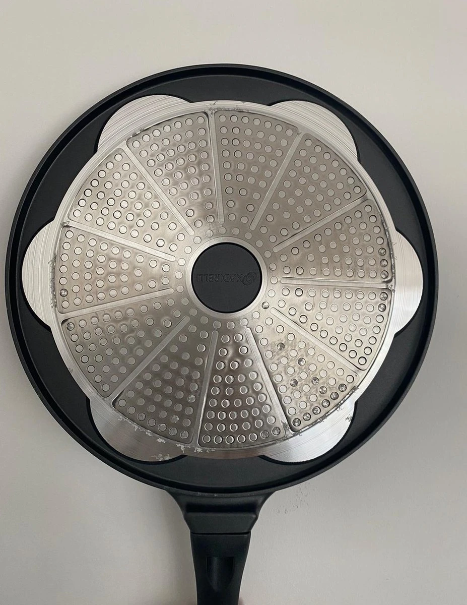 Teffo Kadirelli - Pancake Pannenkoeken 7 Kop Marmeren Anti Aanbaklaag - Inductie Compatibel 6 Teffo Kadirelli - Pancake Pannenkoeken 7 Kop Marmeren Anti Aanbaklaag - Inductie Compatibel - Afbeelding 4