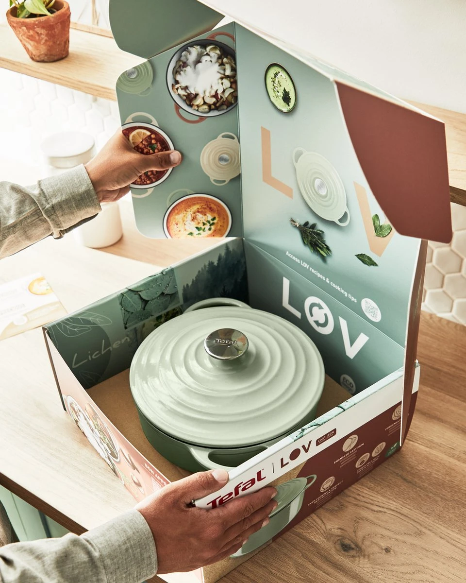 Tefal LOV Braadpan - 5L - Ø25 Cm - Groen 13 Tefal LOV Braadpan - 5L - Ø25 Cm - Groen - Afbeelding 11